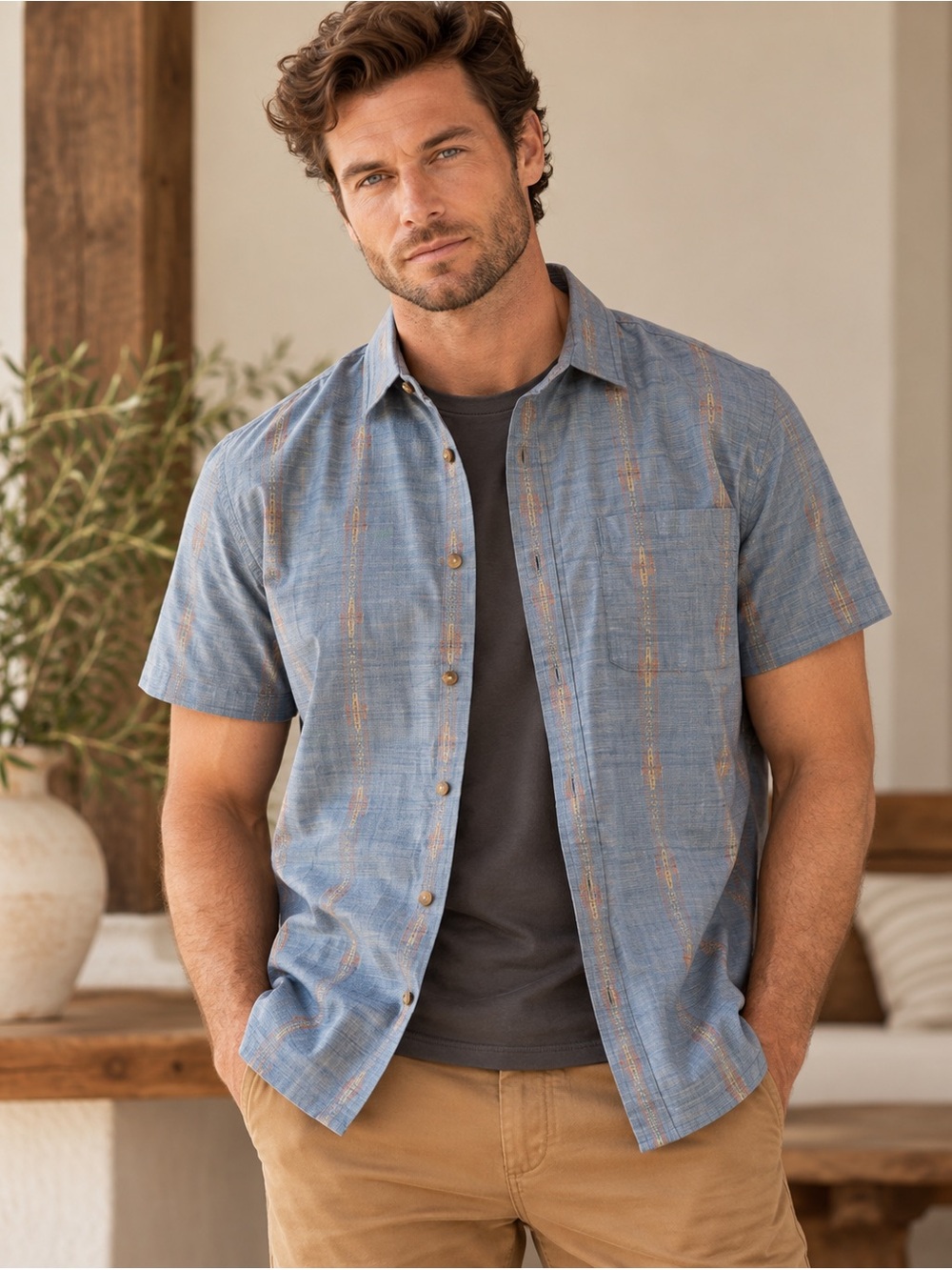 NWT | Pendleton Short-Sleeve Carson Button Up